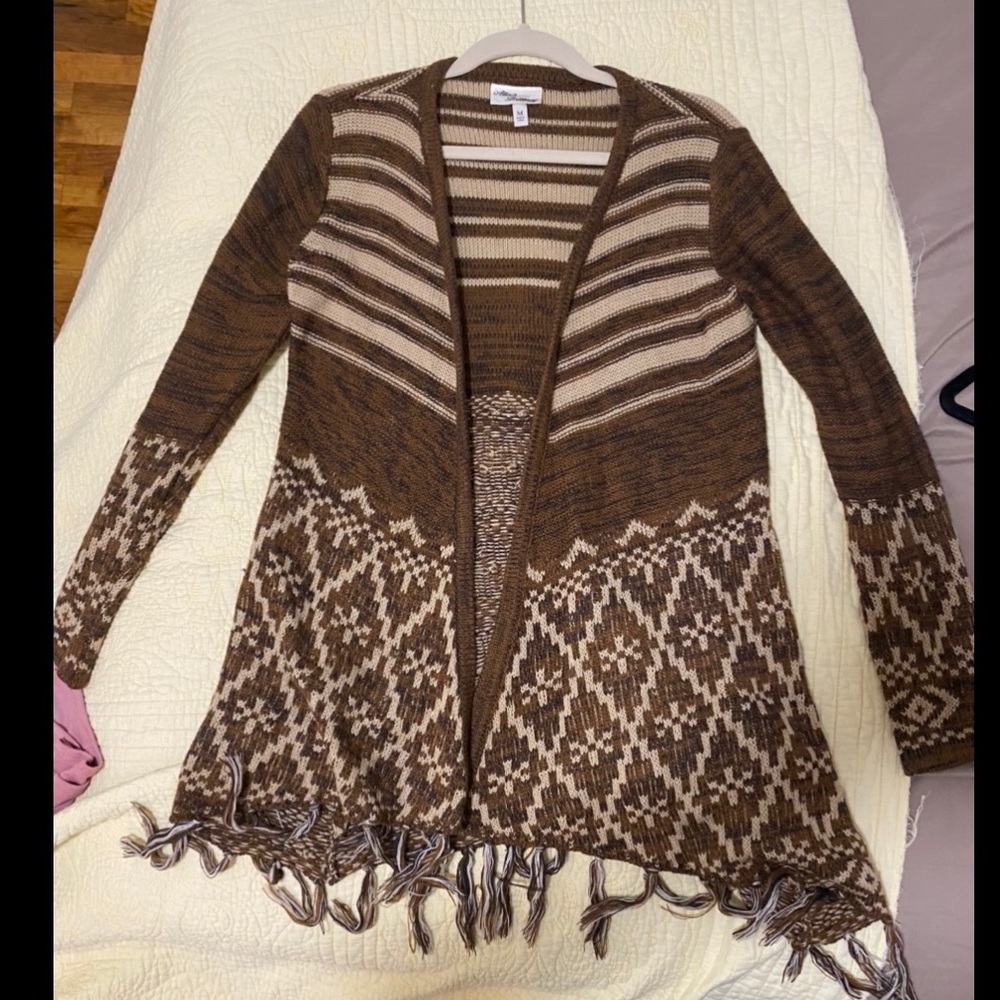 Boho Tasseled Sweater